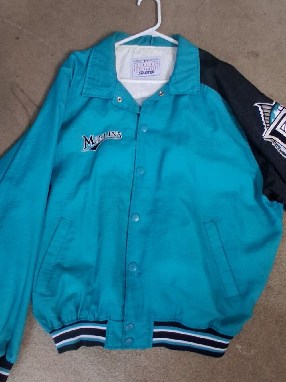 Florida Marlins Jacket Vintage 1990's (Size Large)